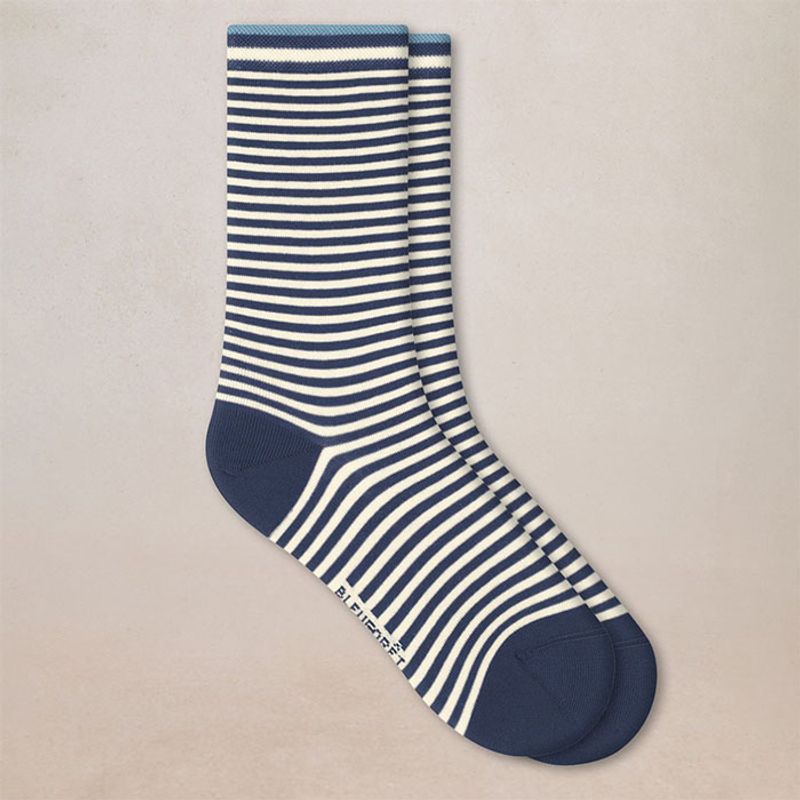 Bleuforet Striped Cotton Socks