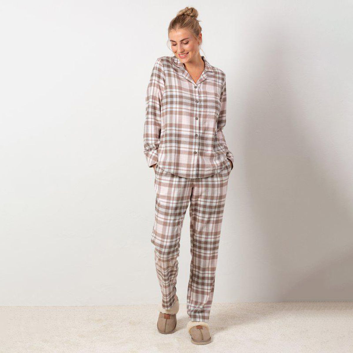 Trofe Flannel Check Pyjamas