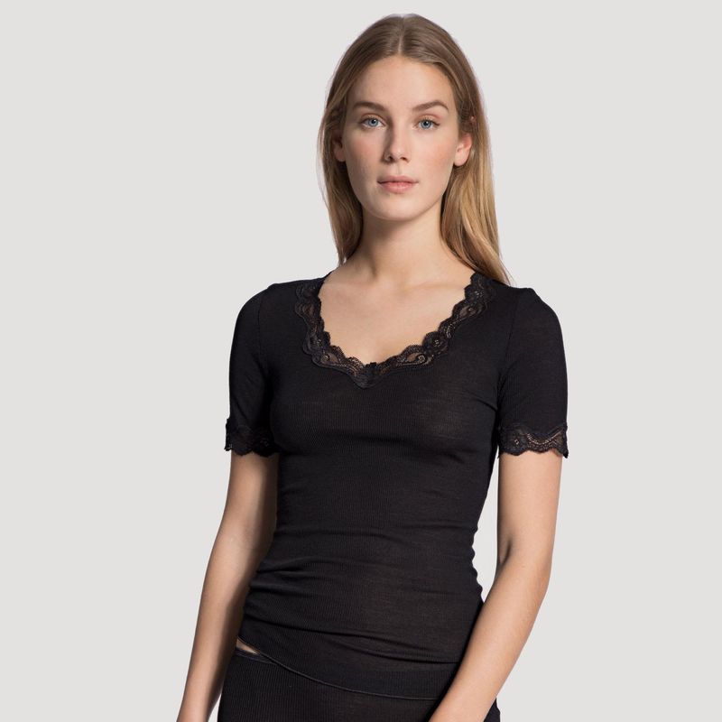 Calida Richesse Lace Ull T-skjorte Blonde