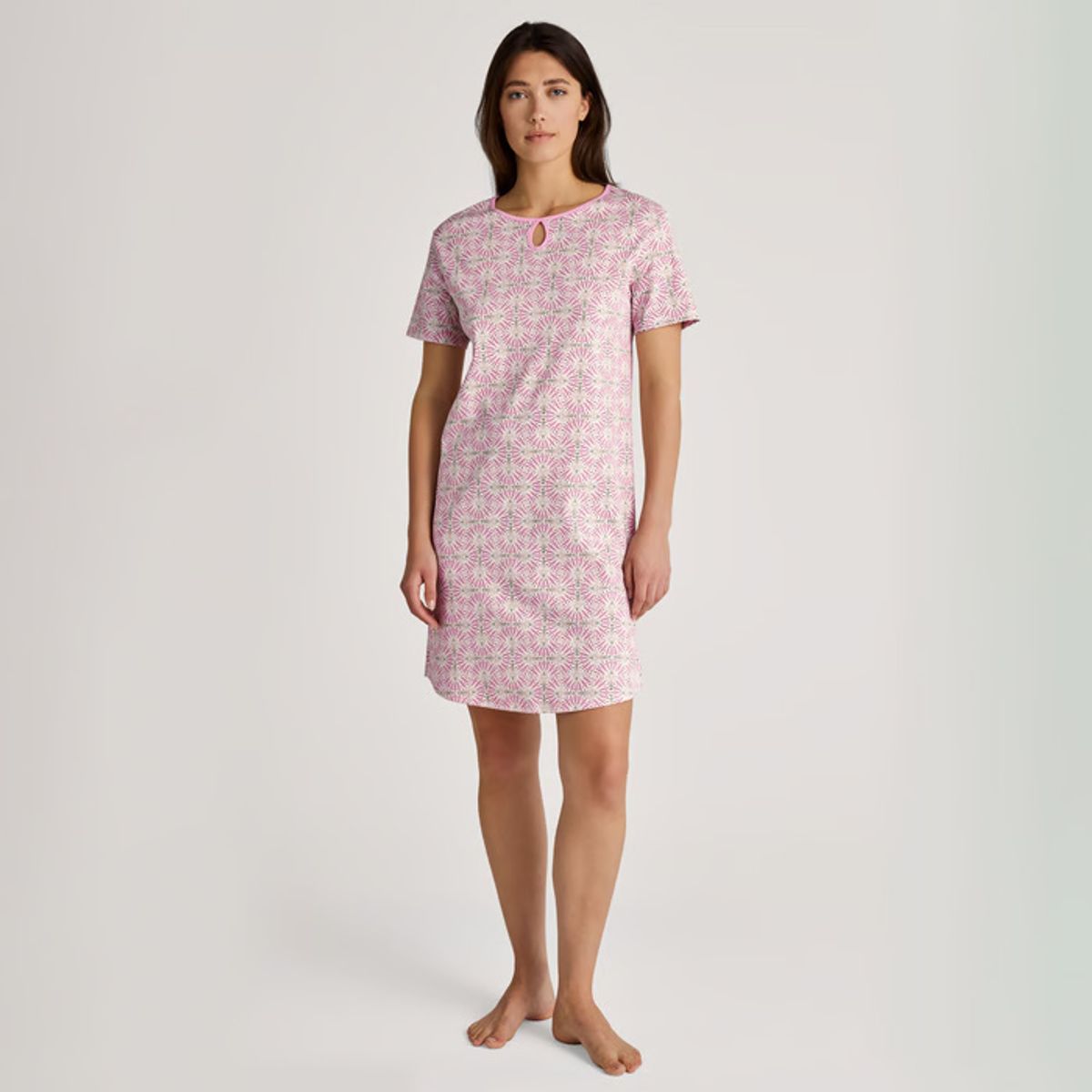 Calida Sweet Dreams Pure Cotton Nattkjole Cherry Blossom