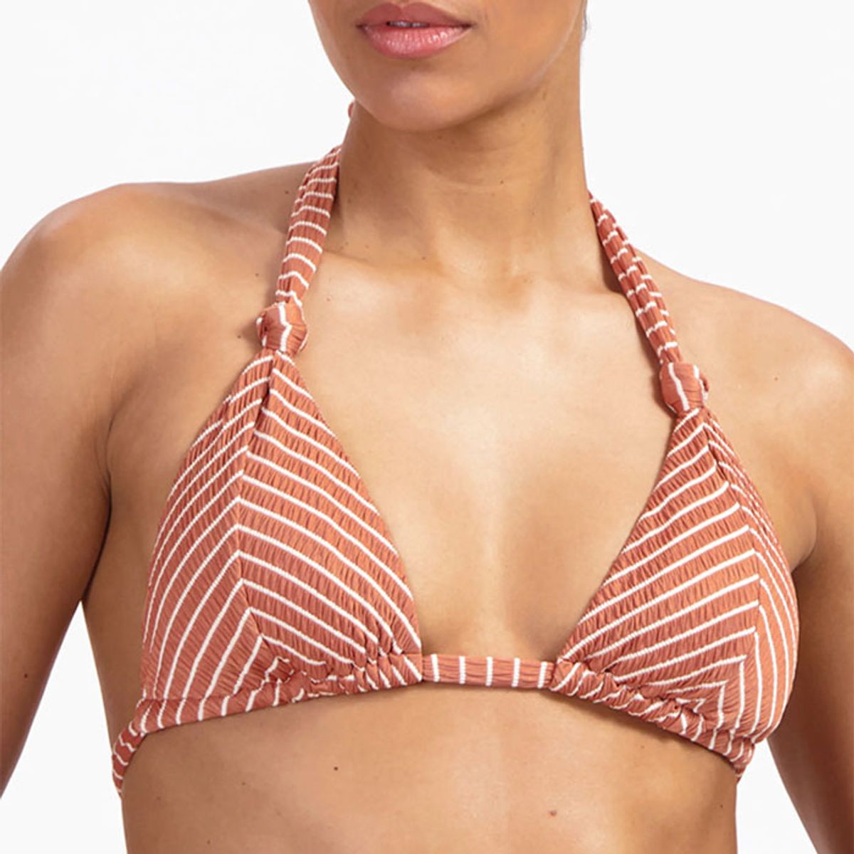 Beachlife Caramel Stripe Trekantbikini