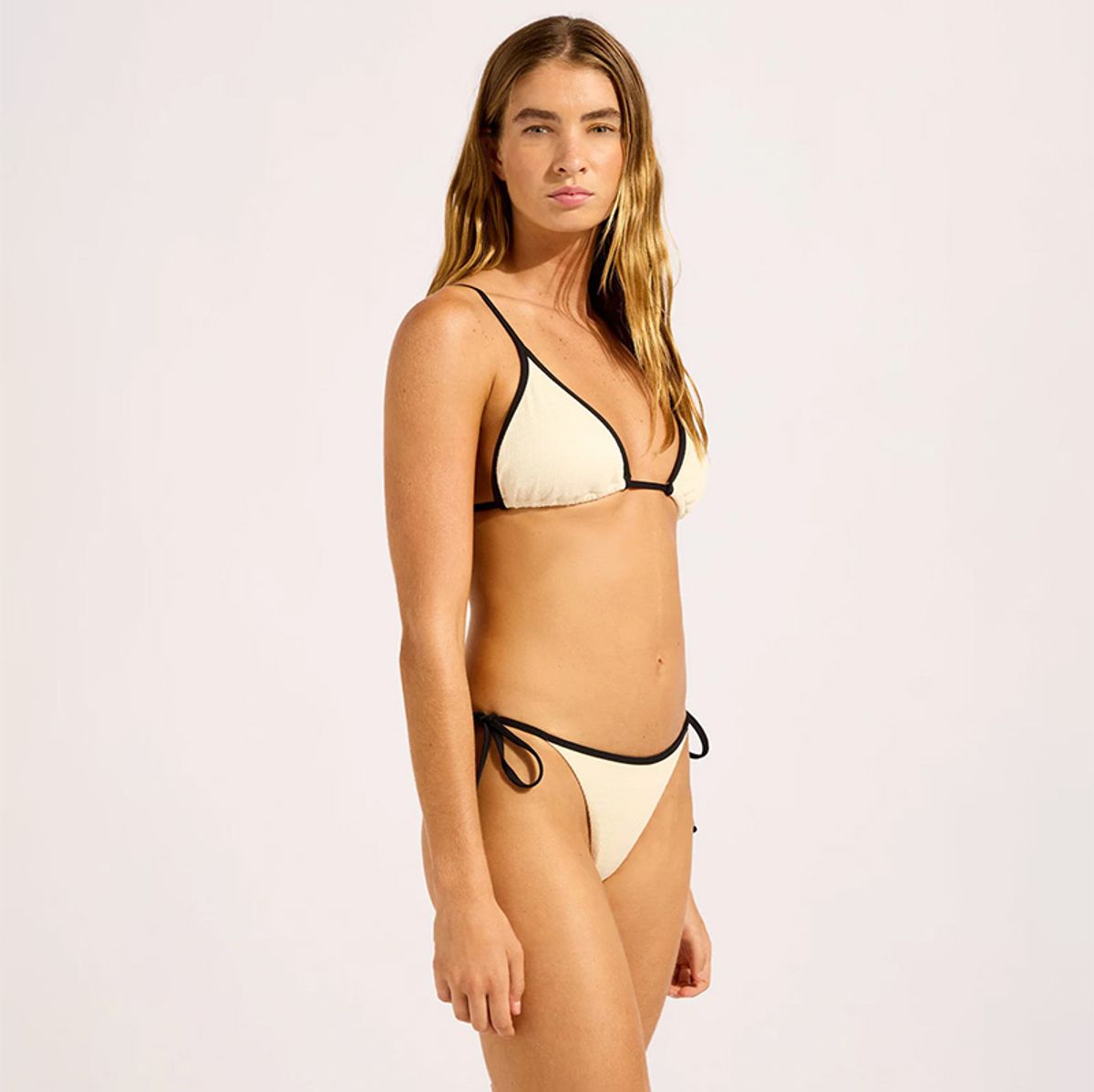 Seafolly Beach Bound Trekantbikini Ecru