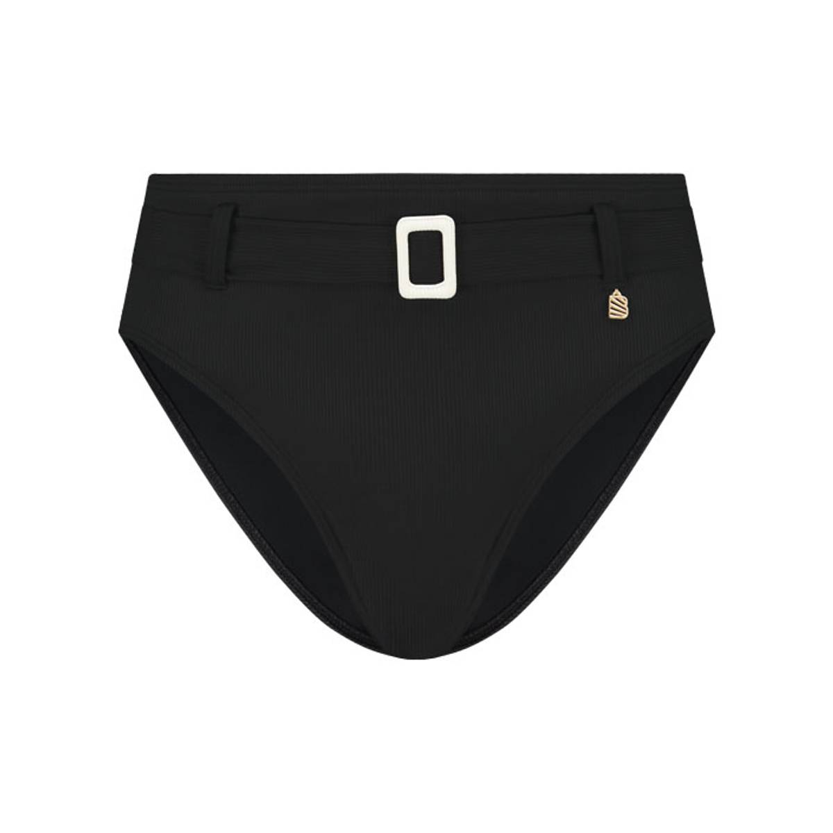Beachlife Vanilla And Black Høy Bikinitruse
