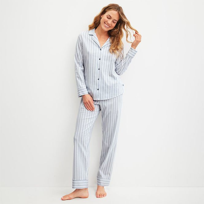 Hovedbilde Calida Striped Dreams Button-Up Pyjama