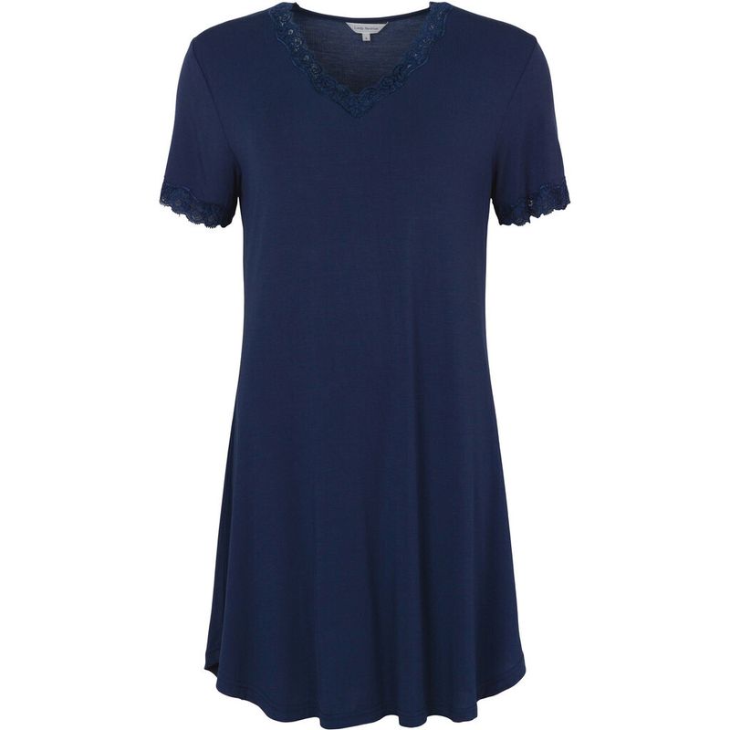 Lady Avenue Bamboo Nattkjole Kort Arm