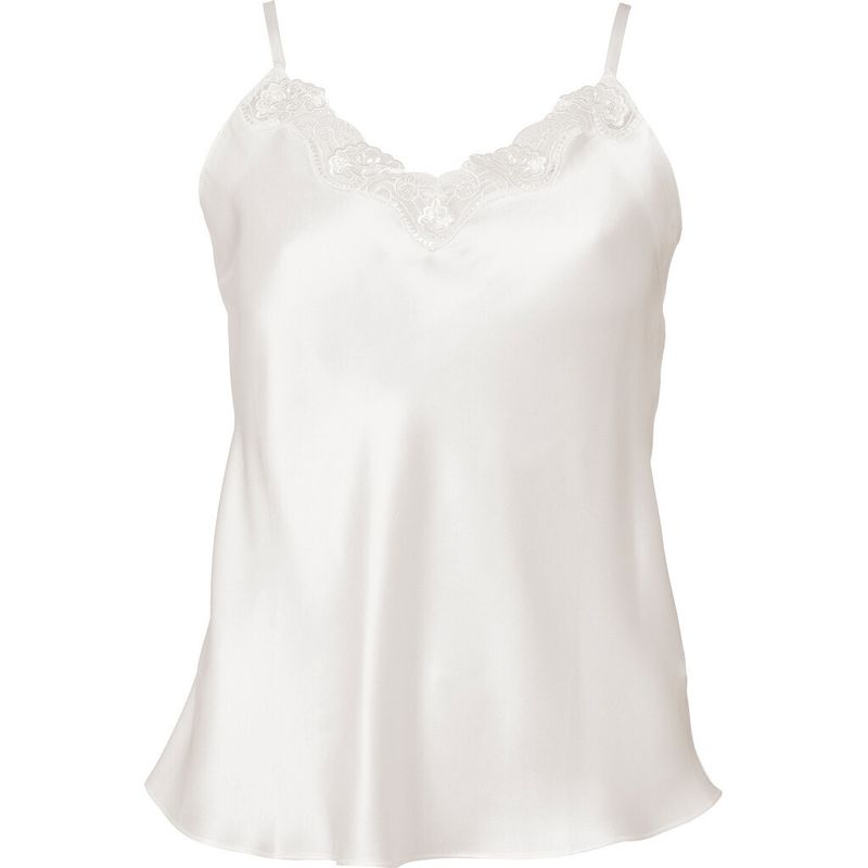 Lady Avenue Pure Silk Blonde Singlet 
