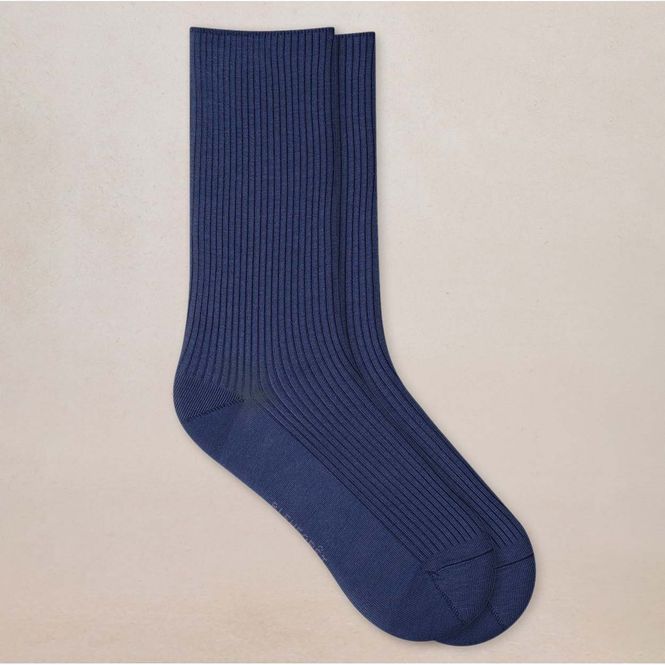 Hovedbilde Bleuforet Ribbed Cotton Socks Jeans