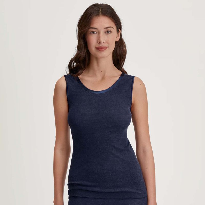 Calida True Confidence Ull Singlet Evening Blue